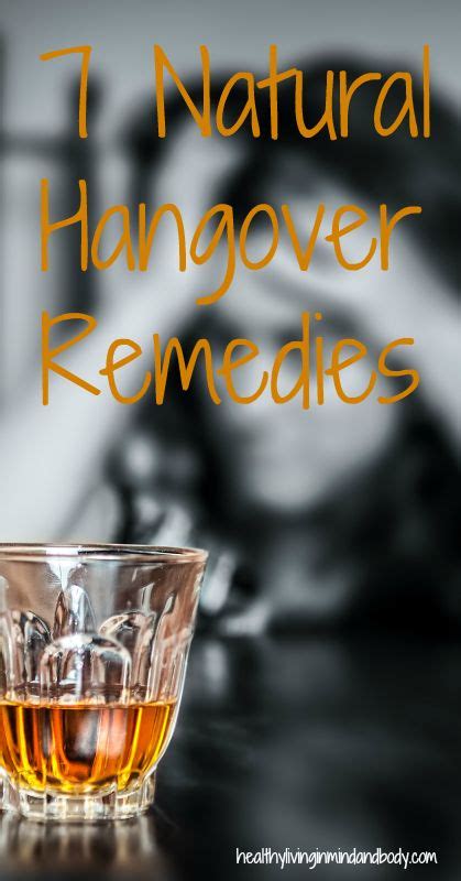 7 Natural Hangover Remedies Hangover Remedies Remedies Natural Remedies