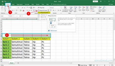 Cara Menghilangkan Garis Di Microsoft Excel Gambar SemutImut