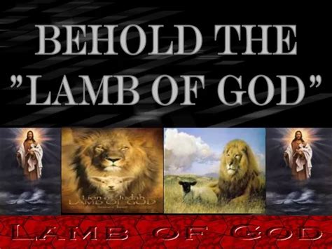 Ppt Behold The Lamb Of God Powerpoint Presentation Free Download Id9338815