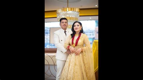 Deny Weds Pooja Gurung Wedding Reception Youtube