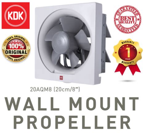 100 ORIGINAL KDK 20AQM8 8 20cm Wall Mount Propeller Ventilating