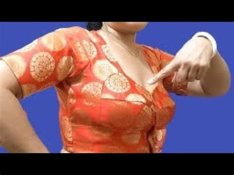 Air Hostess Neck Blouse Stitching Katori Save Kitna Achha Fitting Youtube