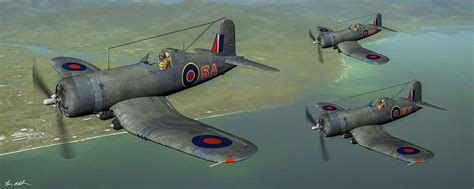 Royal Navy Corsairs Art Digital Art By Tommy Anderson Pixels