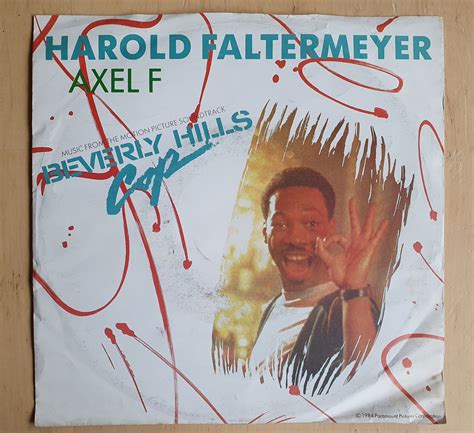 Harold Faltermeyer Axel F Vinyl Hit Single From Beverly - Etsy