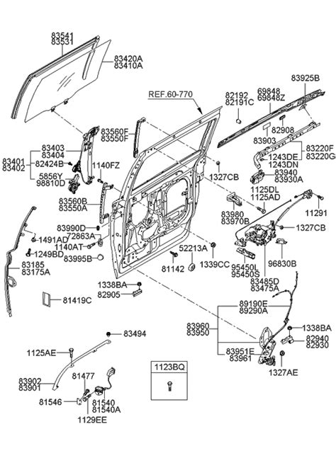 0K552-50452-A Genuine Hyundai FASTENER