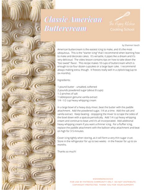 Classic American Buttercream Icing Recipe The Flying Kitchen