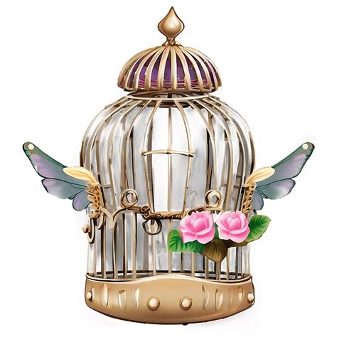 Download Whimsical Fairy Cage Png 05252024