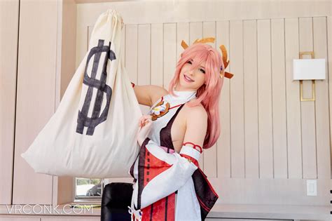 VRConk Melody Marks Genshin Impact Yae Miko A Porn Parody 1 Pics