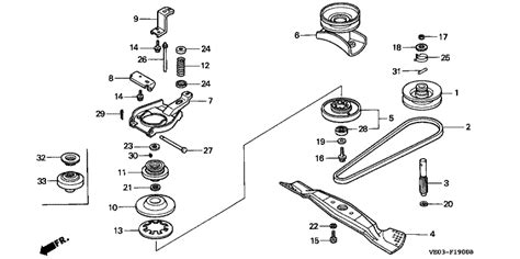 Honda Hrb K Sme Brake Arm Rotary Blade Lawn Turfcare