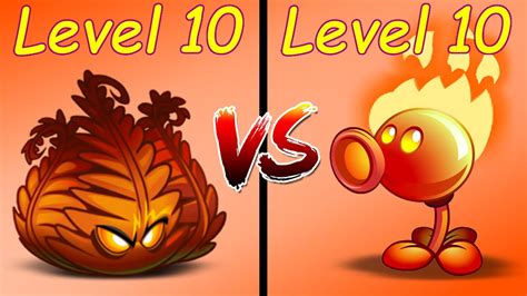 Inferno 10 Vs Fire Peashooter 10 Premium Plants Pvz 2 Plants Vs