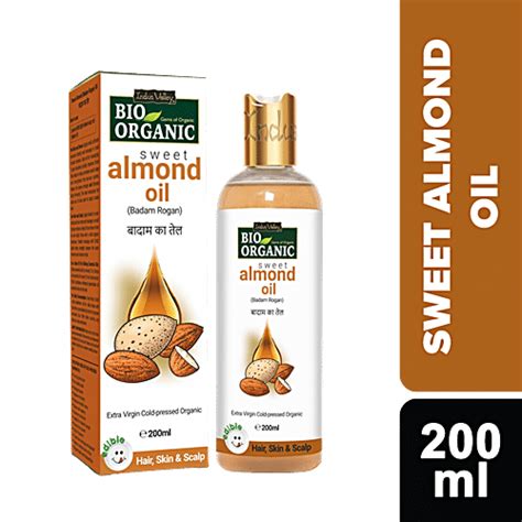 Buy Indus Valley Bio Organic Roghan Badam Sweet Almond Oil 100 Organic