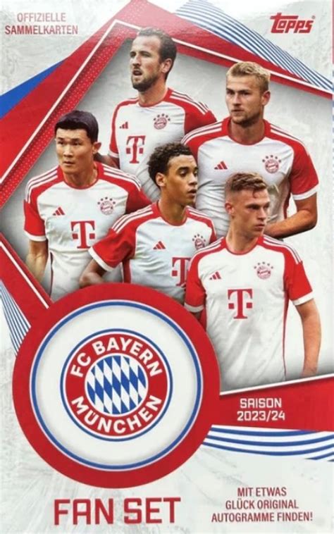 FC Bayern München Official Fan Set 23 24 Merlin Topps klebebildchen net