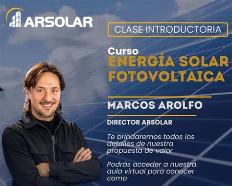 ARSOLAR Introduccion A La Formacion En Energia Solar Para Tecnicos