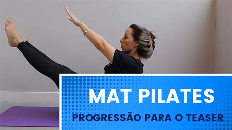 Aula de Pilates MAT Progressão para o Teaser YouTube