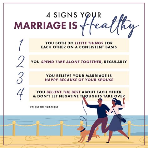 4 Signs Your Marriage Is Healthy First Things First