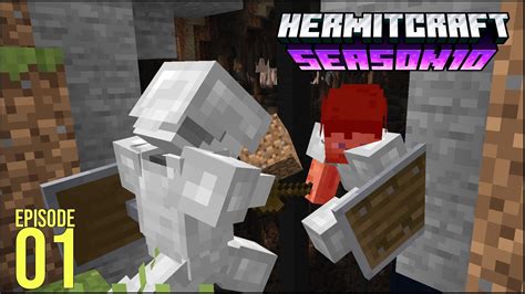 Teaching My Best Friend To Hermitcraft Hermitcraft 10 Ep 01 Youtube