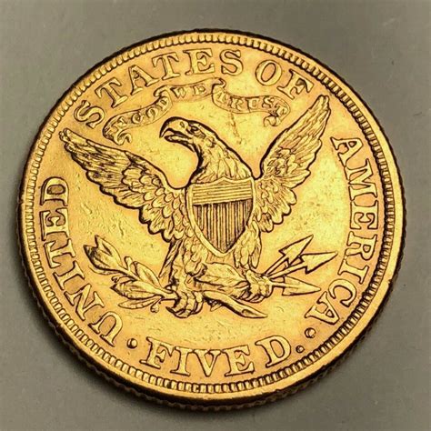 1881 5 Liberty Head Half Eagle Gold Coin Pristine Auction