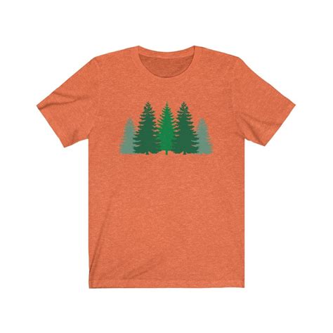 Tree Shirt Unisex Forest Shirt Nature Shirt Hiking Shirt Outdoor