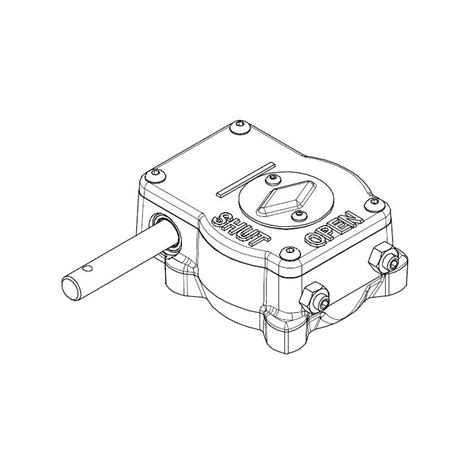 065N0683 DANFOSS HEATING DN65 Gearbox for ball valve Elect..