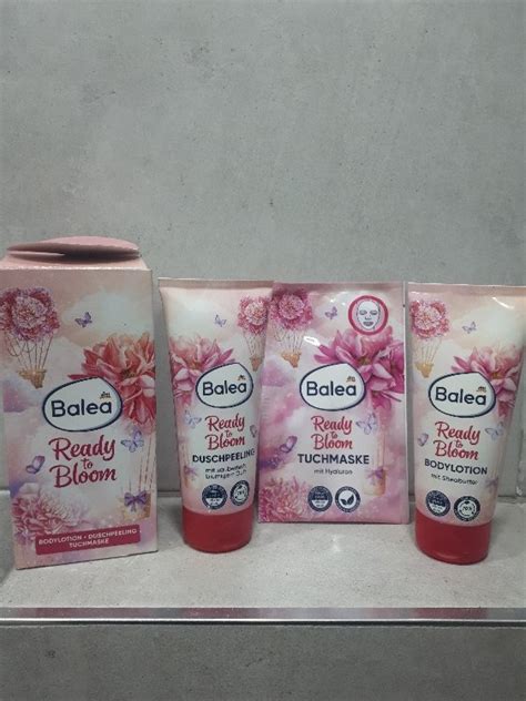 Balea Geschenkset Ready To Bloom Bodylotion Duschpeeling Tuchmaske