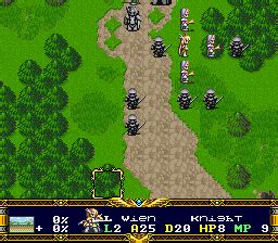 Screenshot Of Der Langrisser SNES 1995 MobyGames