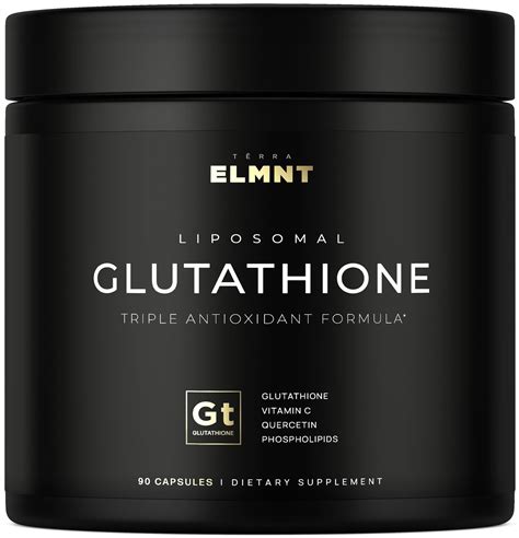 Buy ELMNT 2150mg Super Antioxidant Liposomal Glutathione Supplement W