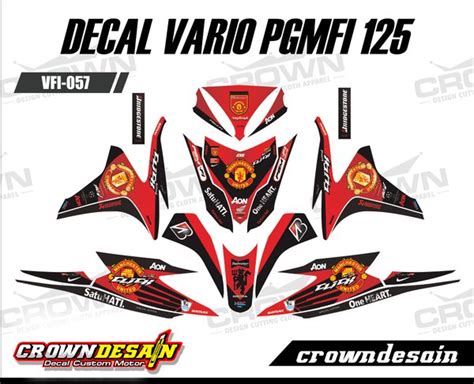 Jual Sticker Decal Full Body Honda Vario PGM FI 125 VFI057 MANCHESTER