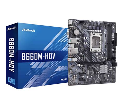 Mainboard Asrock B660M-HDV DDR4 (Intel B660, Socket 1700, ATX, 2 khe ...