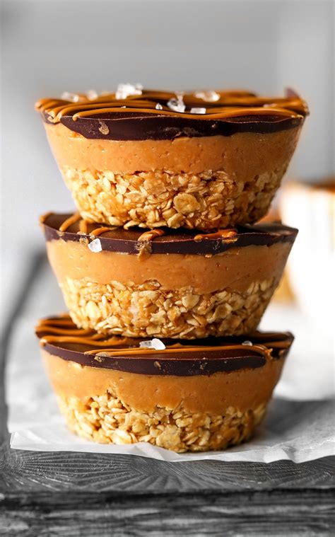 Peanut Butter Chocolate Oat Cups Recipe Healthy Sweets Recipes