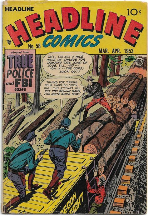 Headline Comics 58 1953 Prices Headline Comics Series