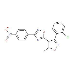 5 3 2 Chloro Phenyl 5 Methyl Isoxazol 4 Yl 3 4 Nitro Phenyl 1 2