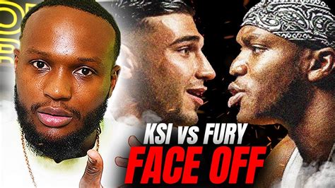 Viddal Riley Reacts Ksi Vs Tommy Fury Face Off Youtube