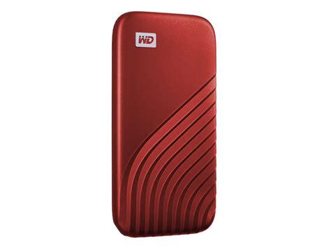 Wd 1tb My Passport Ssd External Portable Drive Red