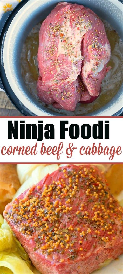 Ninja Foodi Corned Beef And Cabbage Is Perfect For St Patricks Day Or Year Round Tender