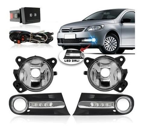 Kit Farol De Milha Drl Led Gol G5 09 2010 2011 2012 2013 Frete grátis