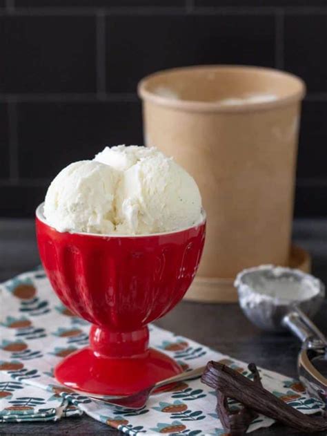 Homemade Vanilla Bean Ice Cream No Eggs Stetted