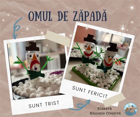 Omul de zăpadă KidsArk Educație Creativă