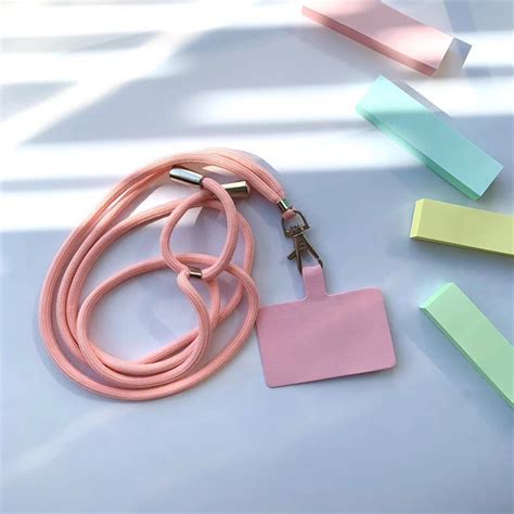 Universal Crossbody Nylon Patch Phone Lanyards Rope Mobile Phone Strap