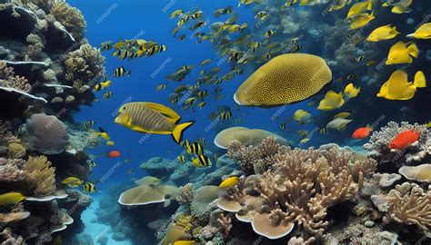 coral reef    types  fish premium ai generated image