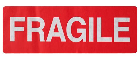 Free Fragile Signe étiquette Signe Transparent Png 16766354 Png With