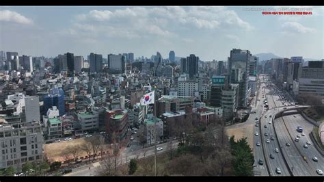 Mavic3cine 하이퀄리티 드론영상 강남대로 중심으로 강남구 전체 서초구 전체 저고도 촬영 영상 희귀자료 서울 서초구 잠원동