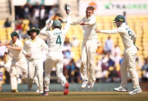 Todd Murphy Celebrates Virat Kohli S Wicket ESPNcricinfo