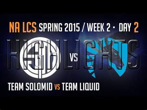 TSM Vs Team Liquid Highlights Season 5 NA LCS Week 2 Day 2 Game 3