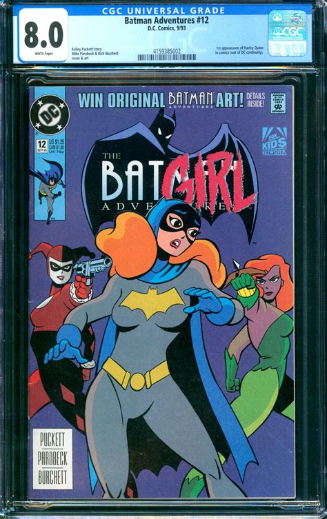 Batman Adventures 12 Dc Comics 1993 Cgc 80 1st Harley Quinn International Comic Books