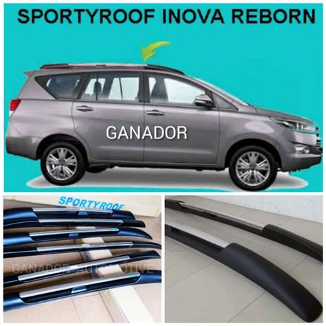 Jual Sporty Roof Roof Rail Sporty Innova Reborn 2016 2022 Shopee