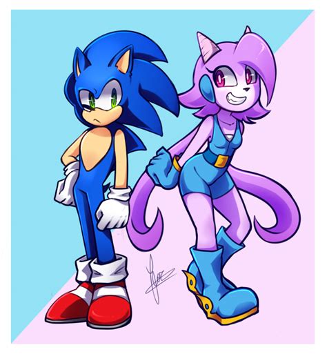 Lilac And Sonic Crossover By Fl0py4rt On Deviantart