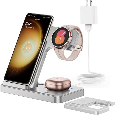 Wireless Charger For Samsung Charging Station Geekera 3 In