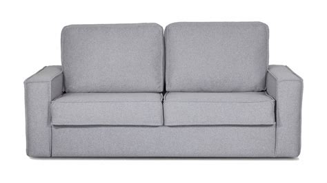 Canap Convertible Places En Tissu Gris Chin Ouverture Express