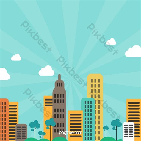 City Background Image Cartoon | PSD Free Download - Pikbest