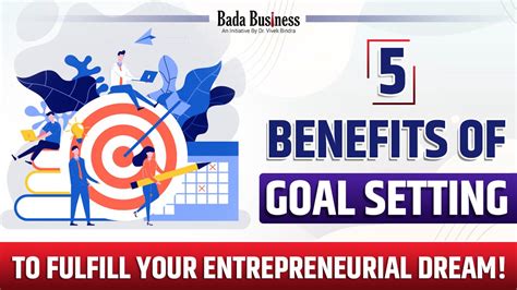 Benefits Of Goal Setting To Fulfill Your Entrepreneurial Dream